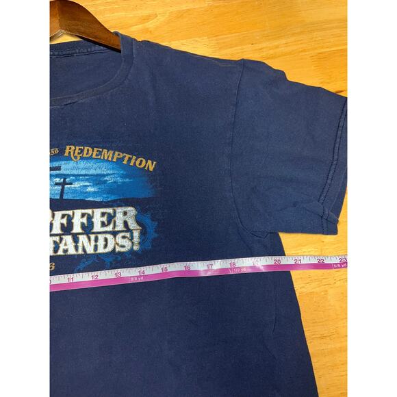 John 3:16 Shirt Forgiveness Redemption One And Only Son Blue Jesus Tee Medium - Picture 9 of 10